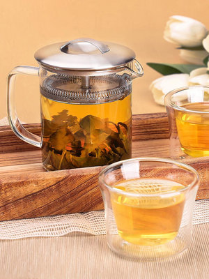 廠家出貨宜龍高硼硅加厚耐熱玻璃茶壺過濾泡茶煮茶壺玻璃壺耐高溫茶大師
