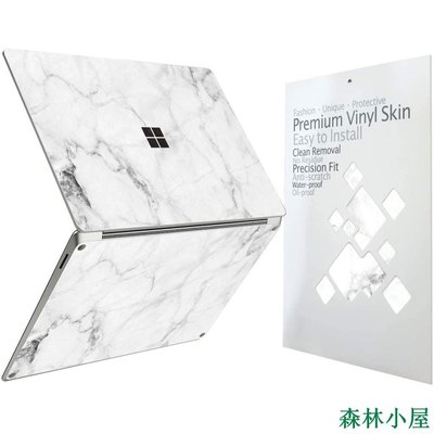 現貨熱銷-大理石圖案個性保護貼紙適配微軟Microsoft Surface Book, Laptop4, Laptop