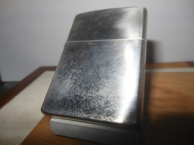 990純銀打火機~獨特髮絲紋霧面拋光~機殼特殊紋路-E50