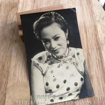 1930年代古量銀鹽相片老上海民國女星 李香蘭 照片（夜來香
