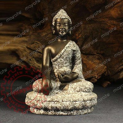 [RELI-S_127]佛像陶瓷大理石釋伽摩尼佛泰國佛印度彌勒佛風鎮宅擺件佛教工藝品