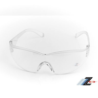 【Z-POLS】帥氣有型質感透明防風抗紫外線防飛沫頂級運動眼鏡Y3(抗紫外線 透明防風防疫超實用!)