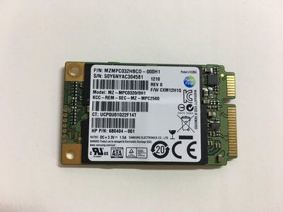 電腦雜貨店→mSATA SSD 固態硬碟32GB 三星 二手$150