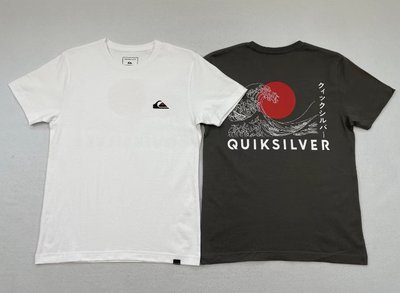 [SSS]美國衝浪品牌 quiksilver 日本浮世繪 海浪 短袖T恤