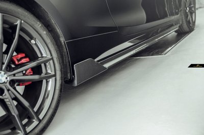【政銓企業有限公司】BMW G22 FDGT 高品質 抽真空 卡夢 側裙 定風翼 現貨供應 免費安裝