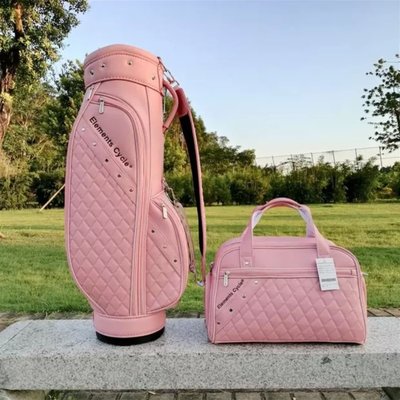 高爾夫球桿袋高爾夫球包標準球桿包輕便女款防水新款多功能標準粉色套golf bag-促銷