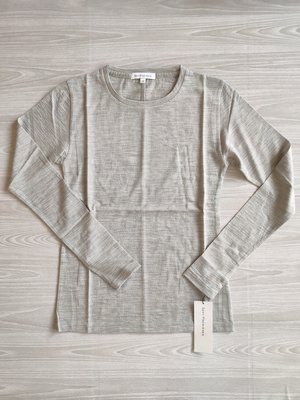 日本品牌好貨-SEPT PREMIERES 100%純羊毛極緻舒適的保暖衣 內搭衣 衛生衣 發熱衣 灰色花紋 36號
