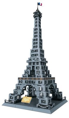 ☆ 恩祐小舖-正版萬格8015 法國 巴黎鐵塔 建築模型 / 與 樂高兼容 LEGO 積木【Lego系列 】