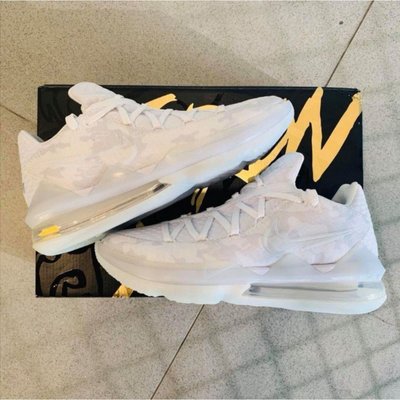 【正品】Nike Lebron 17 Low EP "White Camo" 白迷彩 CD5006-103潮鞋