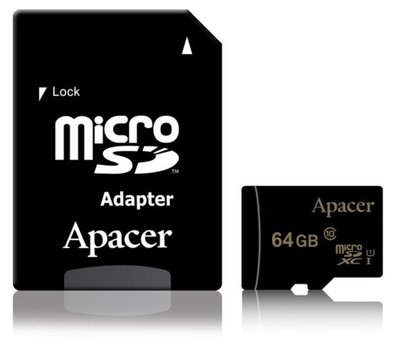 ☆偉斯科技☆Apacer 宇瞻 64GB MicroSD U1 C10 UHS1 Class10 記憶卡 適 行車紀錄器