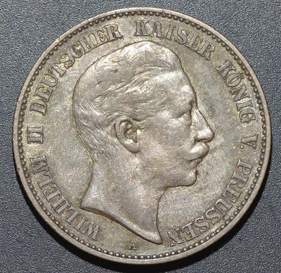 【二手】 1888年德國普魯士威廉二世2馬克403 錢幣 紙幣 硬幣【經典錢幣】可議價