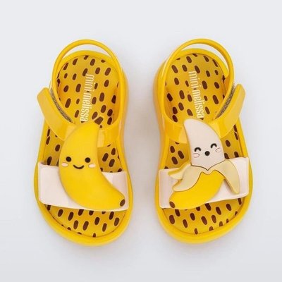 【熱賣精選】Melissa2022新款梅麗莎兒童涼鞋水果香蕉橙子寶寶果凍鞋軟底男女童沙灘鞋