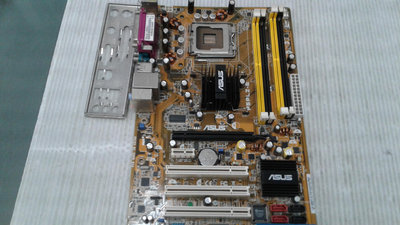 【 創憶電腦 】華碩 P5PL2-E DDR2 775  主機板 附檔板 直購價600元