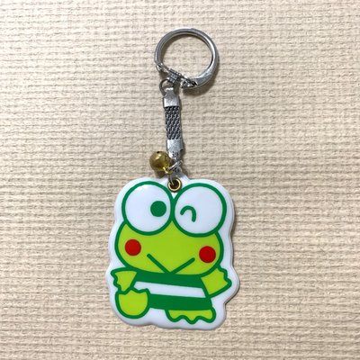 日本 三麗鷗 sanrio kitty - Keroppi 大眼蛙. 皮皮蛙 鎖圈/吊飾 (1994年/早期/絕版)