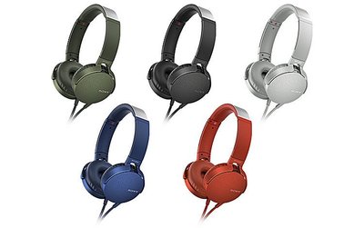 【竭力萊姆】預購 日本 原廠盒裝 一年保 SONY MDR-XB550AP 耳罩式耳機 有線 重低音