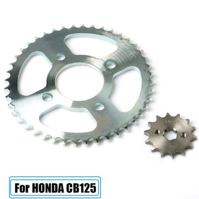 摩托改裝配件 摩托車配件適用HONDA本田CB125 CBF XR XL 125  大小鏈輪牙盤