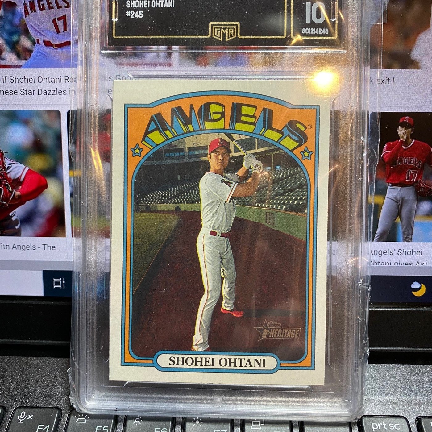 大谷翔平 2018 Leaf 1st Graded GMA鑑定 MLB 新人卡 Shohei Ohtani RC