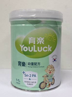育樂幼童配方奶粉1-7歲奶粉800克500元一箱12罐免運費 韓國製