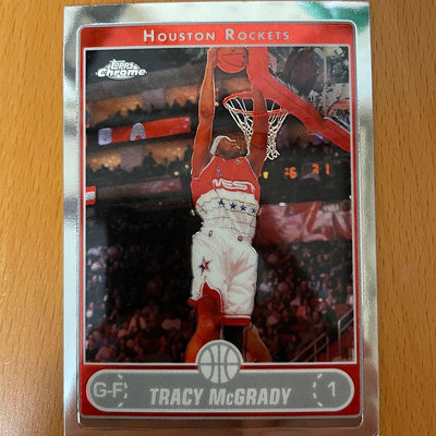 2007 topps chrome Tracy McGrady t mac 明星賽球衣