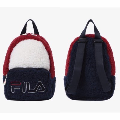 【Luxury】FILA毛絨款後背包 方包 腰包 托特包 五款 韓國代購 FILA 新款 黑 米白 毛絨 背包 隨身包