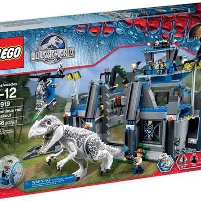 LEGO樂高75919 侏羅紀世界暴虐龍基地逃脫 白化混種霸王龍~特價