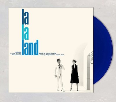 毛毛小舖--現貨 La La Land 樂來越愛你 限量藍膠(Blue Vinyl) 彩膠 黑膠唱片 電影原聲帶