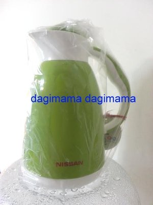 【NISSAN獨家商品】全新@NISSAN X Selene聯名 果綠色玻璃內膽保溫壺1000ML(TB-1000)
