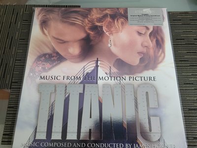 黑膠 LP- Titanic鐵達尼號原聲 2LP黑膠唱片+大海報 James HORNER(非蔡琴)