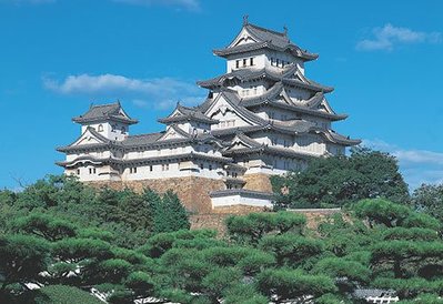 日本正版拼圖．日本風景 世界文化遺產 姬路城 世界最小1000片絕版拼圖，S71-809