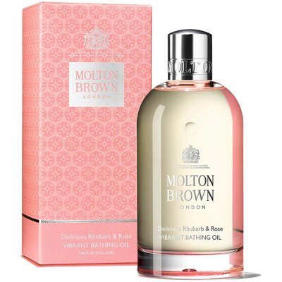 英國皇室品牌 摩頓·布朗 Molton Brown 大黃和玫瑰 保濕 香氛 沐浴油 200ml