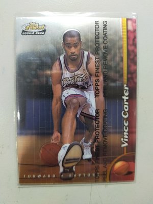1998-99 TOPPS FINEST VINCE CARTER RC