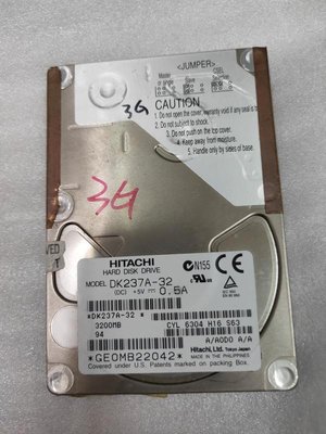 【電腦零件補給站】良品 3G IDE 2.5吋硬碟