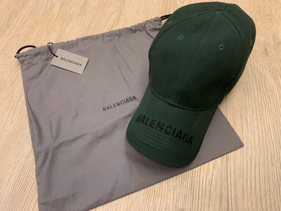 超新真品 balenciaga 軍綠色 刺繡 老帽 L號棒球帽