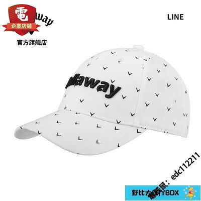 運動套件~Callaway卡拉威高爾夫球帽女士21全新運動時尚帽子品牌刺繡logo【電器鼠】