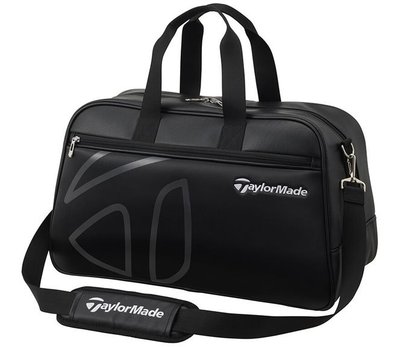 [小鷹小舖] TaylorMade Golf 泰勒梅 高爾夫波士頓包 衣物袋 內建置鞋空間 黑色 '23 NEW