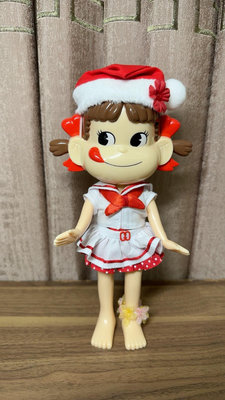 不二家圣誕節日限定禮物人形手辦擺件日本中古收藏圣