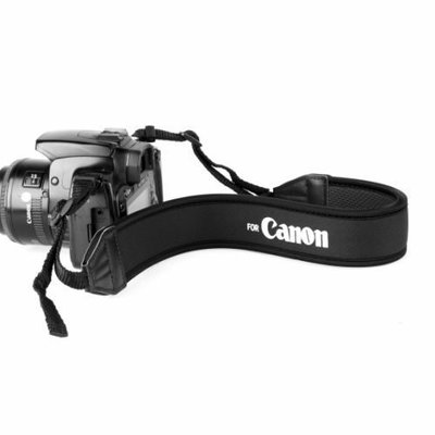 御彩數位@For Canon 減壓背帶 黑底白字版 數位相機 防滑設計 寬版加厚 單眼 類單眼 相機肩帶