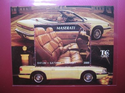 2000 MASERATI 汽車小全張 VF
