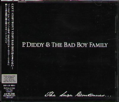K - P. Diddy & The Bad Boy Family - THE SAGA CONTINUES 日版 CD