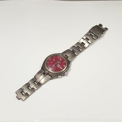 B03 ＜鈦金屬＞三眼錶 ALBA WIRED 男錶 零件 料件 石英錶☆ 機械錶 水鬼錶