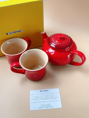法國酷彩Le Creuset陶瓷茶具大容量英式帶茶漏茶壺咖啡
