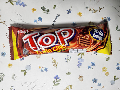 迪飛TOP三層夾心巧克力脆米威化餅45g(效期2024/04/27)市價25元特價17元