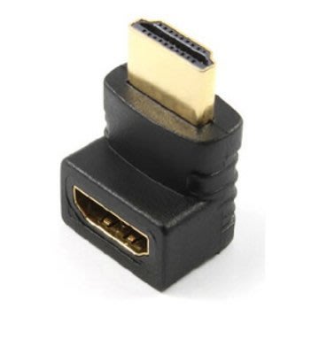 HDMI彎頭轉接頭 270度彎頭直角公對母向上 1.4版/hdmi高~新北五金線材專賣店