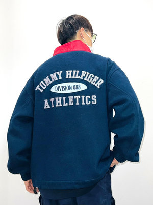 Tommy hilfiger vintage 經典刺繡 抓絨