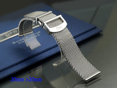 【時間探索】全新 IWC 萬國錶 柏濤菲諾 Portofino 代用米蘭高級錶帶 ( 22mm.20mm )