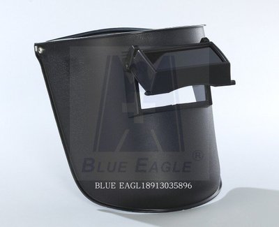 電焊面罩Blue Eagle臺灣藍鷹電焊面罩安全帽式焊帽6PA3鋁支架焊工面具CE證-雙喜生活館