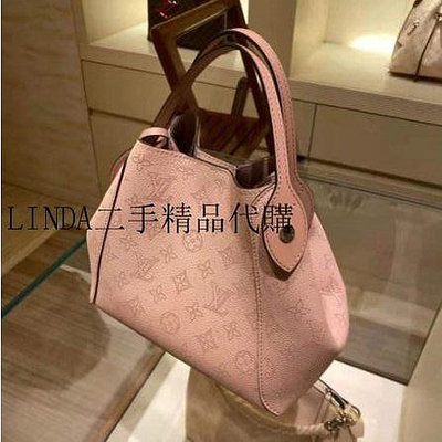 LINDA二手精品代購 LV 路易威登 M54351 手提包 斜挎包 HINA PM 菜籃子 鏤空 水桶包 手提包 現貨