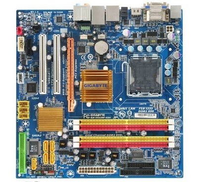 電腦雜貨店→GA-EG43M-S2H主機板 (775 DDR2 顯示)二手良品 $600
