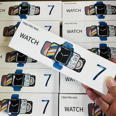 台灣現貨 1.75寸全觸屏 T900 PRO HiWatch手環 計步通話來電提醒雙錶帶手錶 多色
