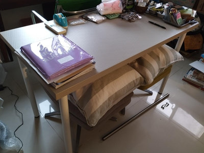 原價$2480 二手 絕版 IKEA Linnmon 120*60公分 桌子 書桌 電腦桌 餐桌 北歐 瑞典 設計 蜂巢 鐵腳